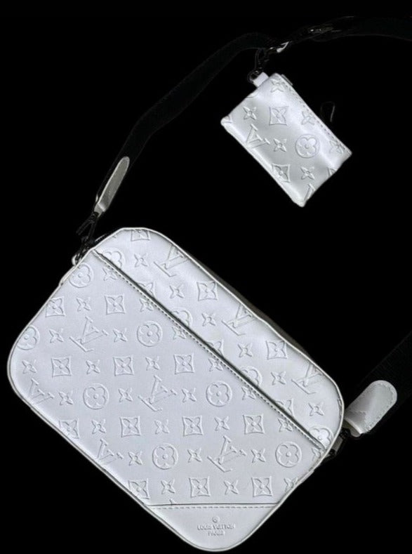 Bandolera Louis Vuitton all white blanca dos piezas – phamadripshop