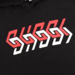 Gucci Hoodie Mirror Logo Black - Imagen 4