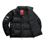 The-North Face - Leather Black Jacket - Imagen 3