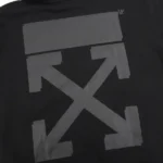 off-White Hoodie Full Black - Imagen 4