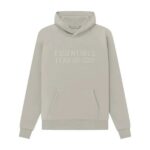 Fear of God Essentials Hoodie Grayish- White