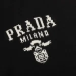 Prada Intarsia Sweater With Logo - Imagen 3