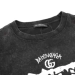 Balenciaga x Gucci T-Shirt Black Worn - Imagen 3