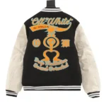 Off White Varsity Jacket Orange - Imagen 2