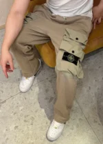 Stone Island Sweatpants Beige - Imagen 7