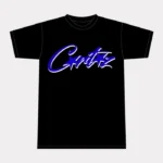 Camiseta Corteiz Allstarz Negro/Azul