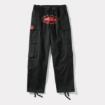 Corteiz Purp Guerillaz Cargos Negro/Rojo