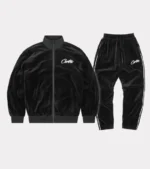 Chándal Corteiz VVS Velour Negro - Imagen 2