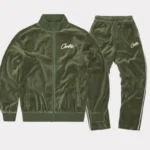 Chándal Corteiz VVS Velour Verde