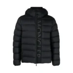 Moncler- Puffer Jacket With Logo Tape