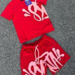 Synaworld T-Shirt and Shorts Set - Red