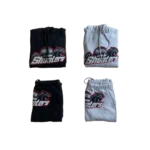 TS London Shooters Hooded Tracksuit - Red Outline - Imagen 2