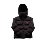 TS Infrared Black Hooded Puffer Jacket