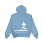 Broken Planet Hoodie - Baby Blue - Imagen 2