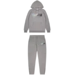 TS Chenille Decoded Hooded Tracksuit - Grey Ice