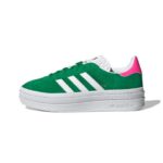 Adidas Gazzelle Bold - Green Lucid Pink