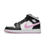 Air Jordan 1- White Black Light Arctic Pink