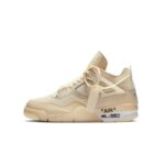 Air Jordan 4- Off White Sail
