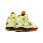 Air Jordan 5- OFF-WHITE Sail - Imagen 3