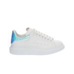 Alexander McQueen Oversized - White White Iridescent Silver