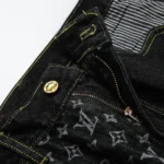 Louis Vuitton Jeans Black Patches - Imagen 4