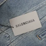 Balenciaga Denim Jacket Print - Imagen 5