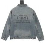 Balenciaga Denim Jacket Print