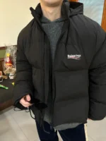 Balenciaga Down Jacket C-Shape Logo - Imagen 4