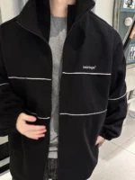 Balenciaga Ovarsize Jacket Black - Imagen 5