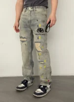 Balenciaga Painted Broken Jeans - Imagen 7