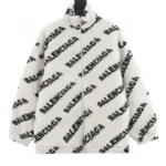 Balenciaga Sherpa Jacket Monogram