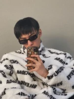 Balenciaga Sherpa Jacket Monogram - Imagen 7