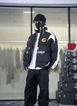 Balenciaga Soccer PufferJacket C-Shape Logo - Imagen 5