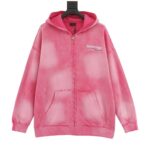 Balenciaga Zipper Pink Jersey