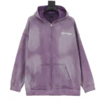 Balenciaga Zipper Purple Jersey