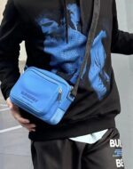 Burberry Blue Print Hoodie - Imagen 5