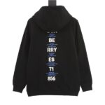 Burberry Blue Print Hoodie - Imagen 2