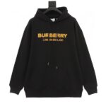 Burberry Embroidered Logo Hoodie