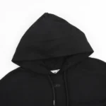 off-White Hoodie Full Black - Imagen 5