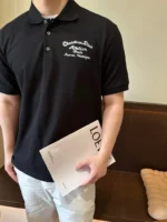 Christian Dior Polo Shirt Atelier Black - Imagen 4