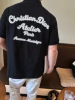 Christian Dior Polo Shirt Atelier Black - Imagen 5