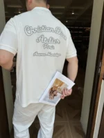 Christian Dior Polo Shirt Atelier White - Imagen 4