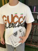 Gucci x Balenciaga T-Shirt Graffity - Imagen 7