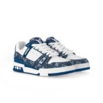 Louis Vuitton Trainer - Monogram Denim White Blue - Imagen 2
