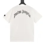 Moncler – Palm Angels White T-Shirt - Imagen 2
