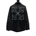 Off White Denim Jacket Black