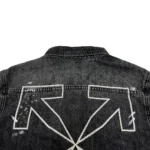 Off White Denim Jacket Black - Imagen 4