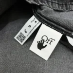 Off White Denim Jacket Black - Imagen 5
