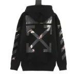 Off-White Hoodie Caravaggio Arrows Black