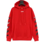 Off-White Hoodie Caravaggio Arrows Red - Imagen 2